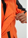 Nepromokavá bunda adidas Performance Xploric pánská, oranžová barva