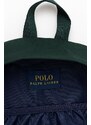 Dětský batoh Polo Ralph Lauren zelená barva, velký, hladký