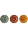 Set tří kameninových barevných misek Bloomingville Rani 13 cm