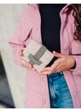 Romantická dámská koženková peněženka VUCH Femya, růžová