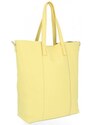 Dámská kabelka shopper bag Vittoria Gotti limetková V693248