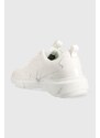 Kožené sneakers boty Calvin Klein LOW TOP LACE UP LTH HF bílá barva, HM0HM00995