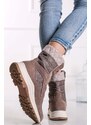 Tamaris Comfort Světle hnědé pohodlné kotníkové boty 8-86223