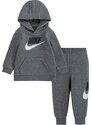 Nike fleece po hoodie & jogger 2pc set HEATHER