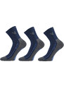 3PACK ponožky VoXX tmavě modré (Barefootan-darkblue)