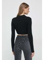 Bavlněný kardigan Calvin Klein Jeans dámský, černá barva