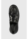 Kožené mokasíny Vagabond Shoemakers COSMO 2.0 dámské, černá barva, na platformě, 5449.201.20