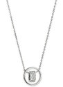 SilveAmo Stříbrný náhrdelník Srdíčko v kroužku