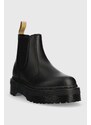 Boty s gumou Dr. Martens V 2976 Quad Mono dámské, černá barva, na platformě, DM27560001-Black