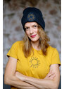 Klokart Andrea Růžičková - dámské tričko Světlo ze světla - XS / Dámské / Hořčicová (okrová)