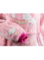 Verk 24305 Svítící plyšová mikina s kapucí obloha - pro děti růžová