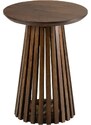 Hnědý mangový odkládací stolek J-line Vincenzo 40 cm