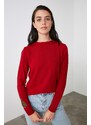 Trendyol Sweater - Red - Standard