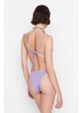 Trendyol Lilac Low Waist Bikini Bottoms