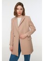 Trendyol Beige Pocket Detailed Blazer Woven Jacket