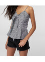 Women's Top Trendyol Bow Checkered