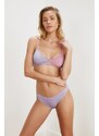 Trendyol Lilac Shiny Bikini Bottoms