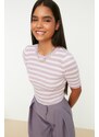 Trendyol Multicolored Basic Striped Knitwear Sweater