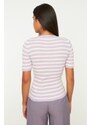 Trendyol Multicolored Basic Striped Knitwear Sweater