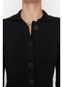 Trendyol Black Basic Knitwear Cardigan