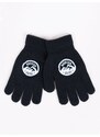 Yoclub Kids's Boys' Five-Finger Gloves RED-0012C-AA5A-017