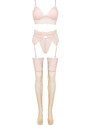 LivCo Corsetti Fashion Flooranis Peach Emporio 4dílná světle růžová sada