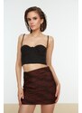 Trendyol Black Crop Lined Woven Bustier