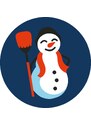Dámske kalhotky Snowmen Christmas - Frogies