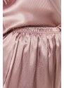 Trendyol Curve Pink Strap Satin Pajamas Set