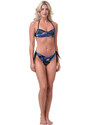 Nebbia Earth Powered bikini - vrchní díl 556 ocean blue M