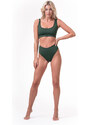 Nebbia Miami sporty bikini - vrchní díl 554 dark green S