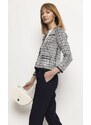 Deni Cler Milano Woman's Jacket T-Dc-651D-9C-10-56-1 Navy Blue