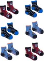 Yoclub Kids's Boys' Cotton Socks Patterns Colours 6-pack SKA-0117C-AA00-001