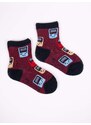 Yoclub Kids's Boys' Cotton Socks Patterns Colours 6-pack SKA-0117C-AA00-001