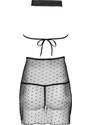 LivCo Corsetti Fashion Tričko Manirtam + tanga ZDARMA! Černá