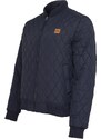 UC Men Diamond Quilt Nylon Jacket námořnická