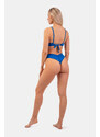 Nebbia Triangle Bralette Bikini Top with padding 457 Blue S