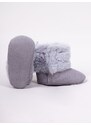 Dětské zimní boty Yoclub Yoclub_Velcro_Strappy_Girls'_Boots_OBO-0188G-2800_Grey