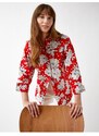 Koton Floral Patterned Shirt Long Sleeve Cotton