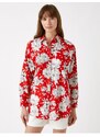 Koton Floral Patterned Shirt Long Sleeve Cotton