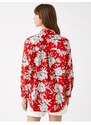 Koton Floral Patterned Shirt Long Sleeve Cotton