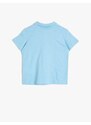 Koton Polo Neck Cotton Fabric Buttoned Chest Buttoned Pocket Short Sleeve T-Shirt