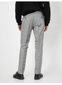 Koton Slim Fit Checked Trousers with Pocket Detail