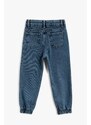 Koton Girl's Medium Indigo Jeans
