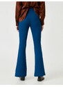 Koton Flared Leg High Waist Trousers with Slits on the Legs