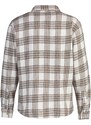 Trendyol Men's Brown Regular Fit Woodcut Plaid Shirt