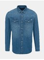 Modrá pánská džínová slim fit košile Jack & Jones Heridan - Pánské