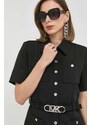 Šaty MICHAEL Michael Kors černá barva, mini