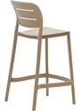 Béžová plastová zahradní barová židle Kave Home Morella 65 cm