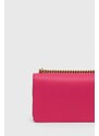 Kožená kabelka Pinko fialová barva, 100941.A0F1